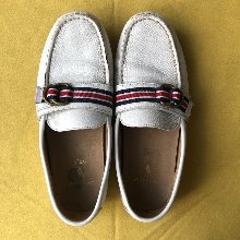 polo ralph lauren terry ribbon driver shoes (us 7.5D/255mm)