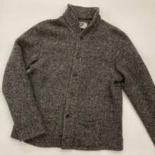engineered garments mohair blended wool shawl collar cardigan (100-105)