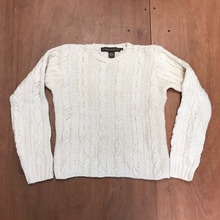 Inis merino wool cable sweater Ireland made (for women)
