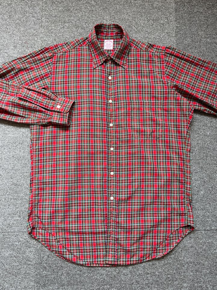 brooksbrothers check shirt made in usa (15R size, 100 추천)