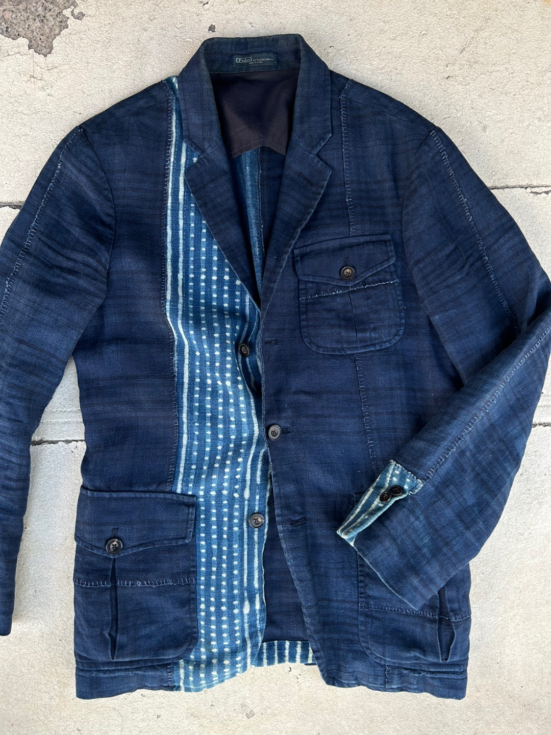 polo cotton indigo jacket 100개 한정판 (M size, 100 추천)
