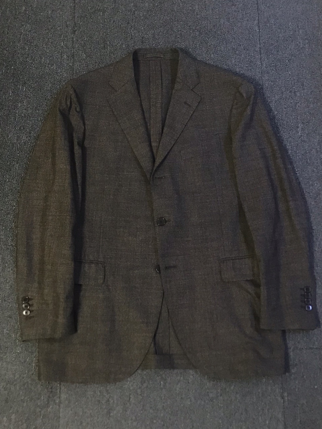 lardini wool/elastane 3/2 suit (실측 참고)