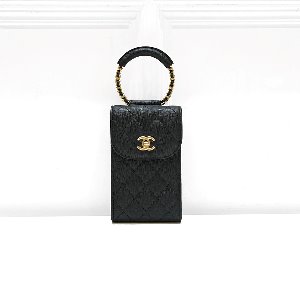 CHANEL[N-S]샤넬시즌 캐비어미니 크로스백 블랙 금장