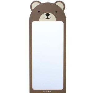 브라운 곰 거울 전신거울