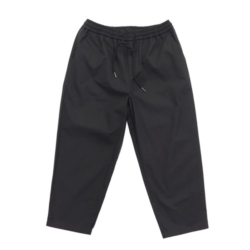 [다반띠] Wide Cropped Pants - Black