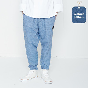 [쉐프앤코] Baggy Denim Chef Pants - Stripe