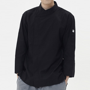 [쉐프앤코] Ultra Light Chef Jacket - Real Black / Long