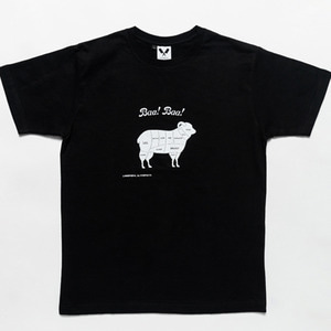 [쉐프앤코] MEAT FRIENDS - Lambpedia Tee (Black)