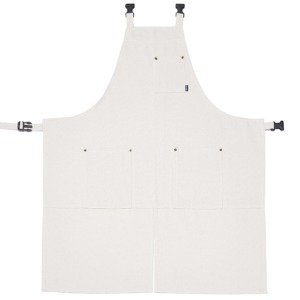 [공에이프런] New H-Strap Apron (Meringue White)