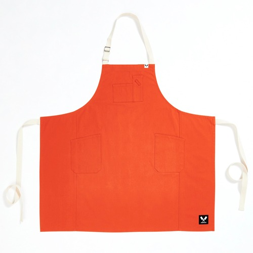 [쉐프앤코] Canvas Apron - Carrot Orange