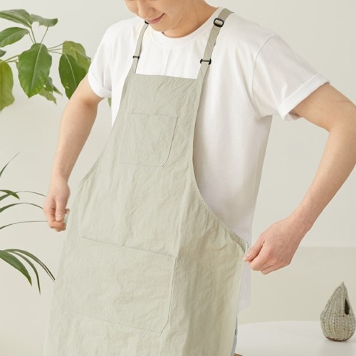 [비더쉐프] Waterproof H Apron - Light Grey