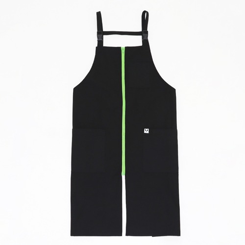 [쉐프앤코] Waterproof Zip-up Apron - Black