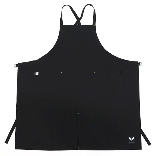 [쉐프앤코] Cotton Crossover Apron - Black