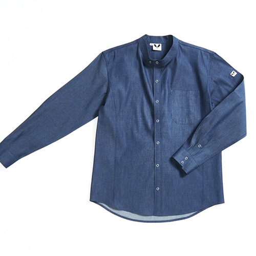 [쉐프앤코] Denim Danish Chef Shirt - Blue