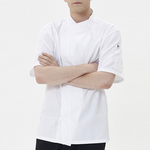 [쉐프앤코] Premium Chef Jacket (Short) - White (이월상품)