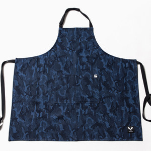 [쉐프앤코] Denim Camo Apron - Dark