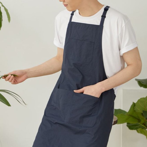 [비더쉐프] Waterproof H Apron - Navy