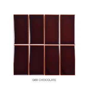 G68-CHOCOLATE/278X284/모자이크타일/벽타일/바닥타일/자기질타일