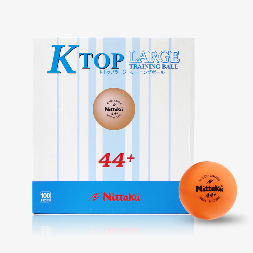 니타쿠 탁구공 K-TOP LARGE 라지볼 (100입) / 44mm 연습구