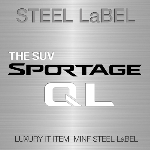 MFSL104 - 2015 SPORTAGE 스포티지QL STEEL LABEL 주차알림판 /전화번호판