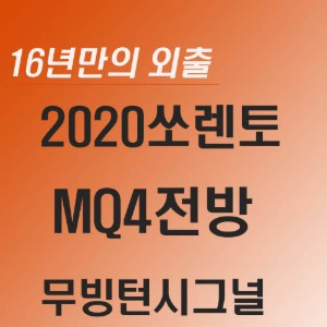 엑스룩 쏘렌토MQ4 전방 무빙턴시그널