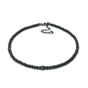 Black pearl choker / Necklace