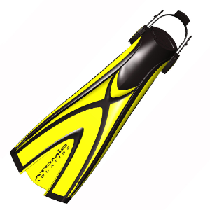 X1 BLADE FIN[YELLOW](사이즈,M,L,XL)