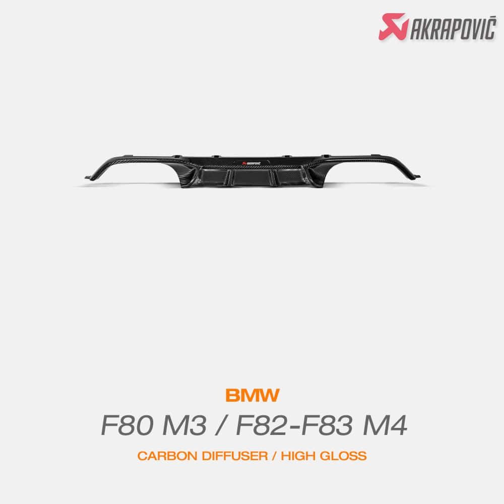 아크라포빅 BMW F80 M3 F82 F83 M4 카본 디퓨져 유광