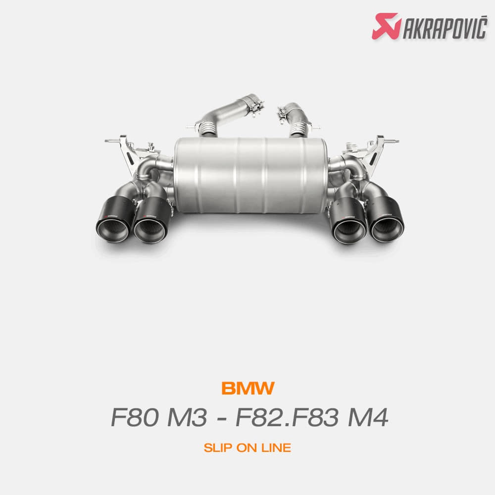 아크라포빅 BMW F80 M3 F82 F83 M4 슬립온 라인