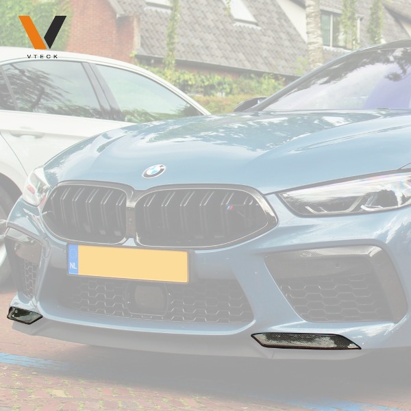 VTECK 브이텍 BMW F91 F92 F93 M8 프론트 벤트 트림 드라이 카본