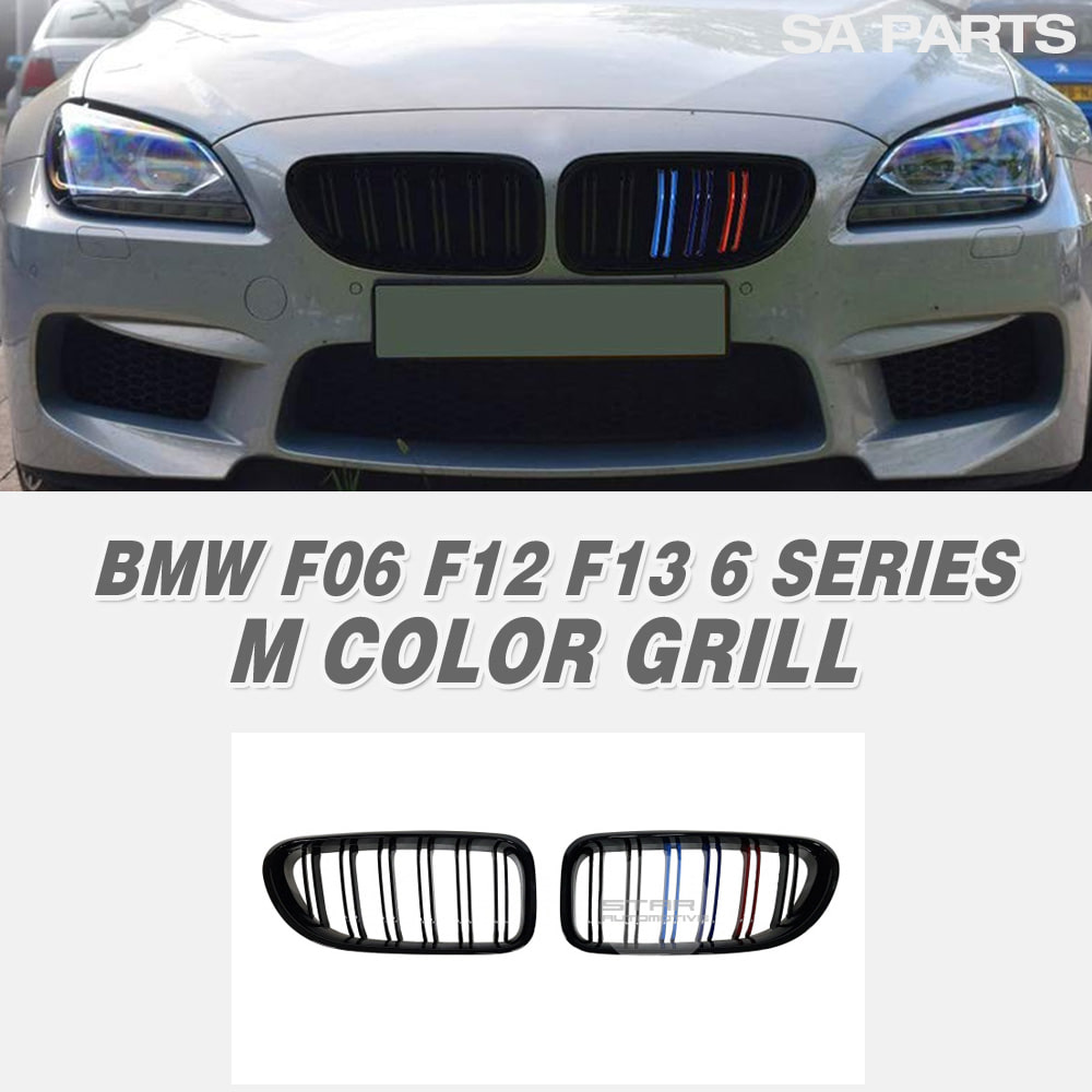 BMW F06 F12 F13 6시리즈 M 칼라 2줄 그릴