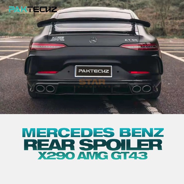 PAKTECHZ MERCEDES BENZ 벤츠 X290 AMG GT43 GT53 리어 스포일러 드라이 카본