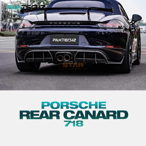 PAKTECHZ PORSCHE 포르쉐 718 리어 카나드 드라이 카본