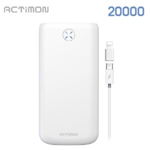 엑티몬 보조배터리(20000mAh)(C Cable+8Gender )(MON-P-K20000)