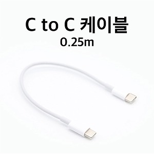 테라 C to C 케이블(25cm)