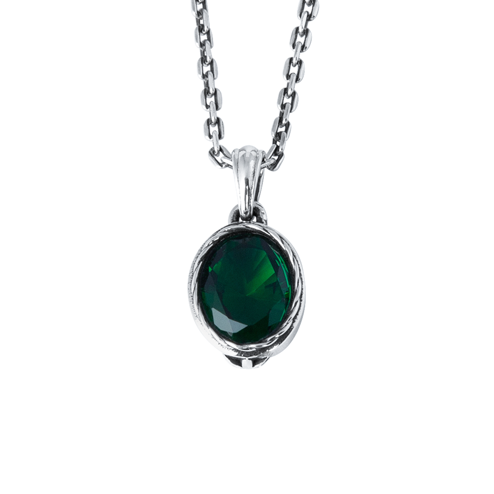 【STING925】 HighLife Petite Emerald Pendant 스팅925