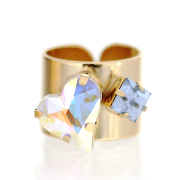 Sweet Heart Fancy Stone_Aroure boreale+□_Ring