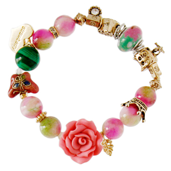 베르사이유_Pink Rose 01_gemstone_Bracelet