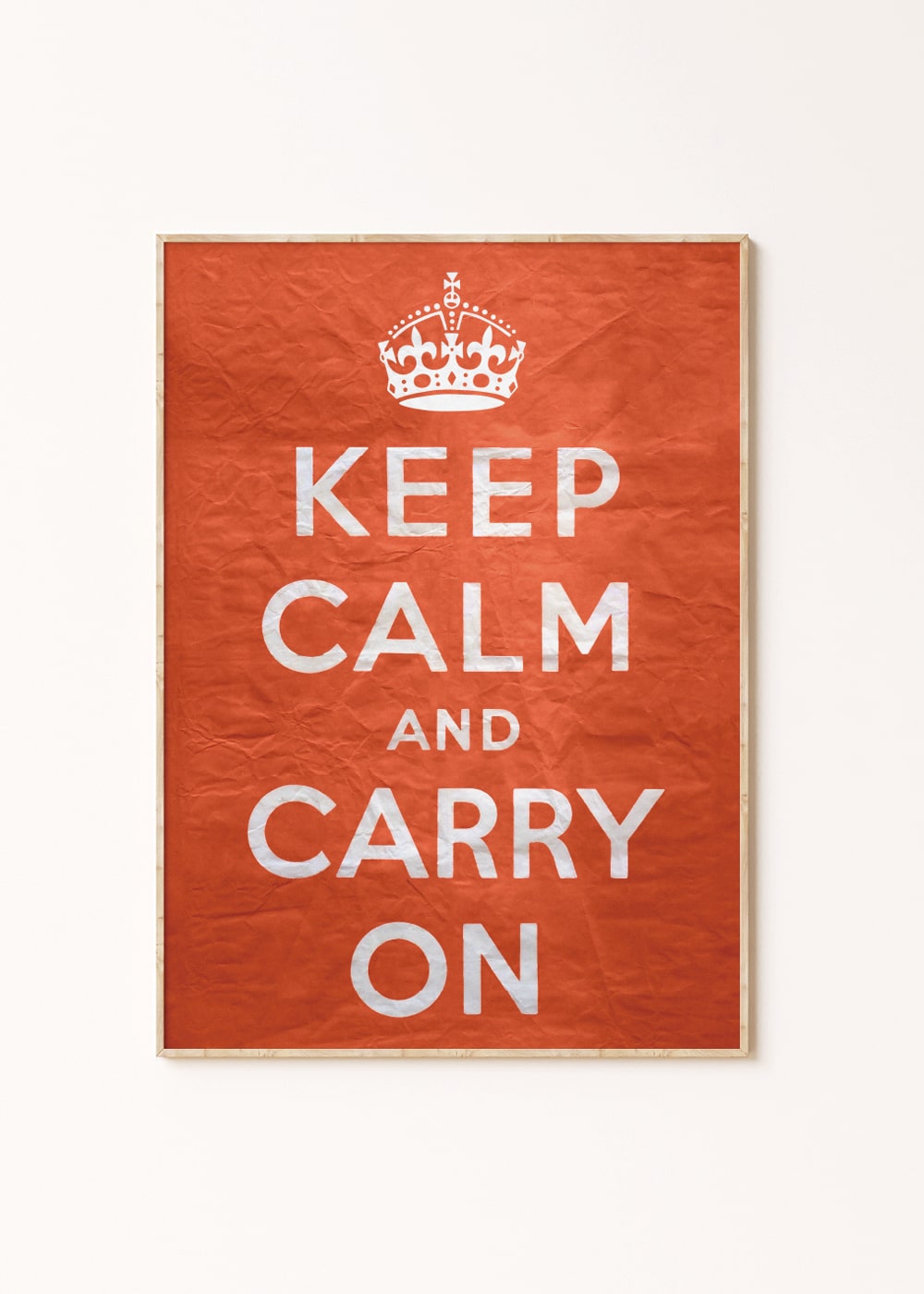 KEEP CALM AND CARRY ON * 대형