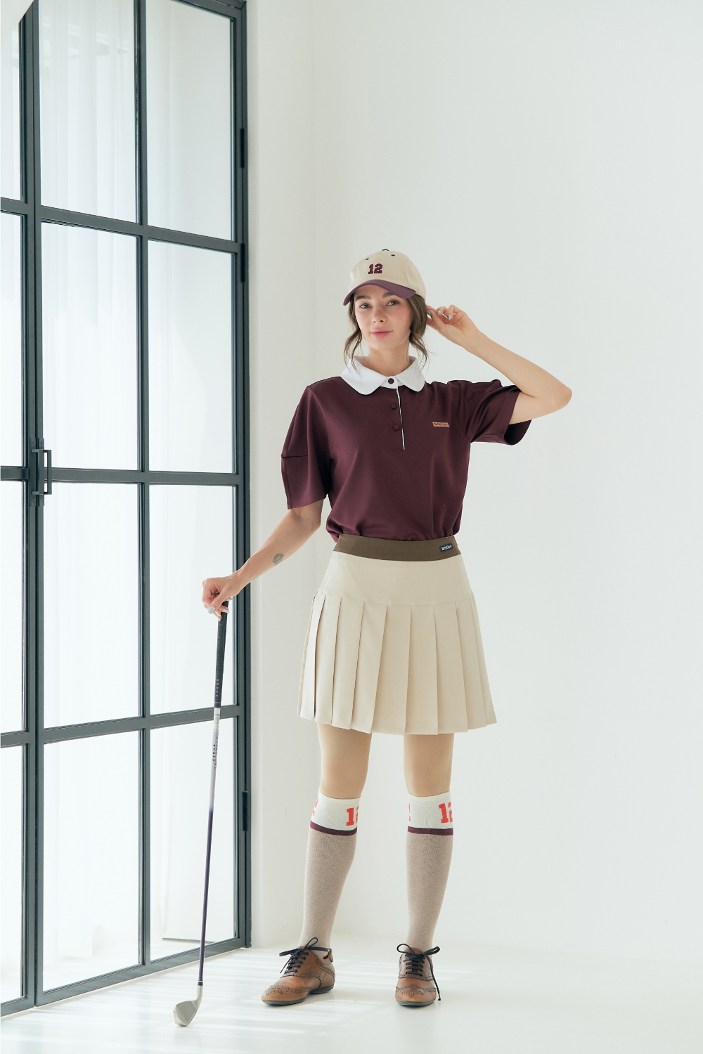 半袖Tシャツモデル着用画像-S1L22
