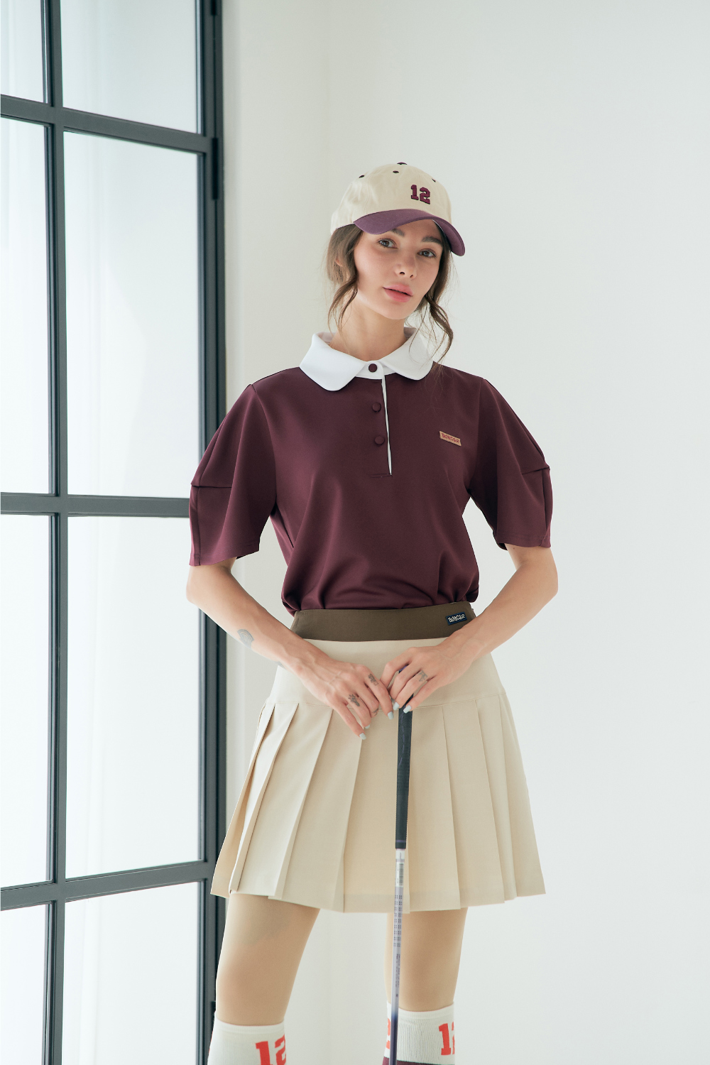 半袖Tシャツモデル着用画像-S1L9