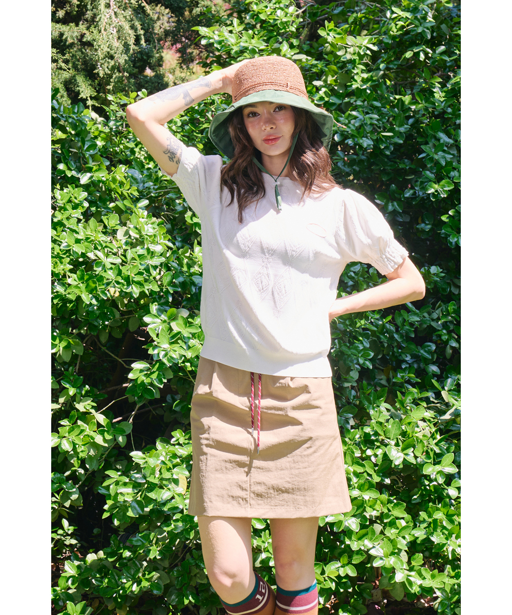 半袖Tシャツモデル着用画像-S1L8