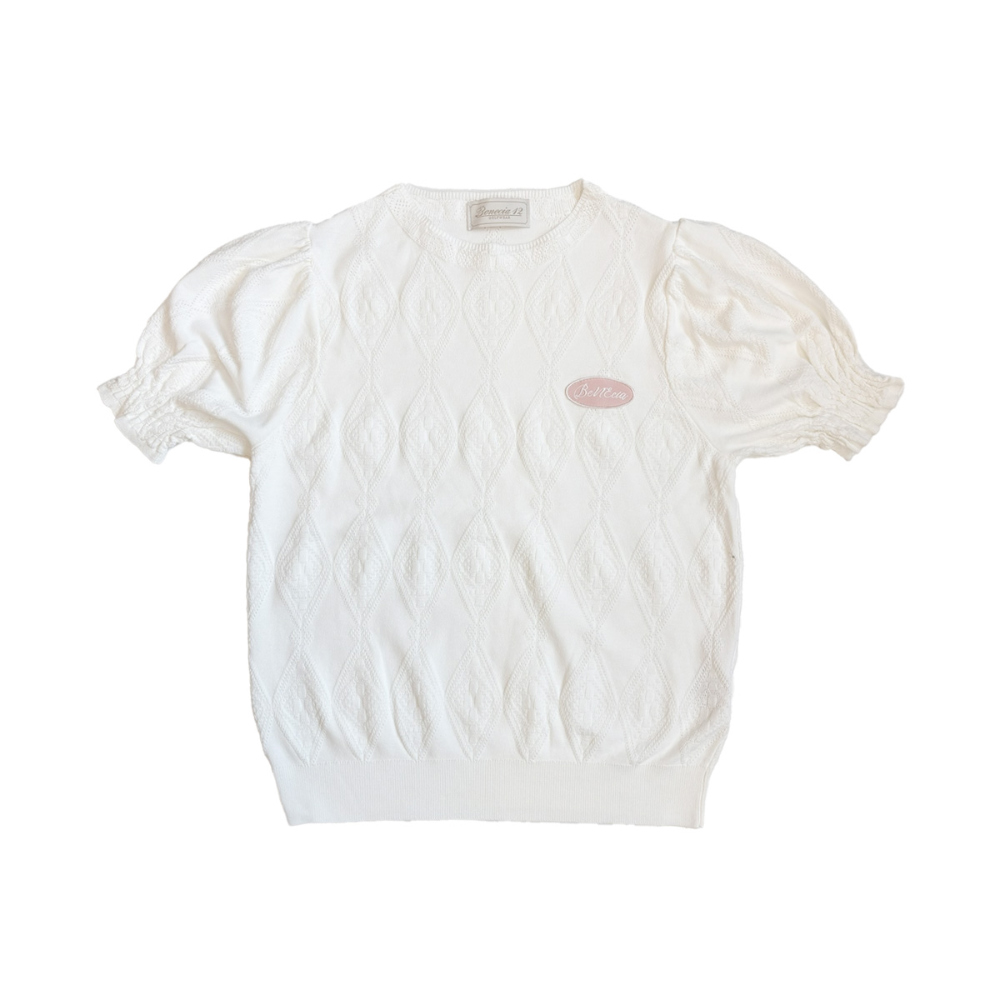 半袖Tシャツホワイトカラー画像-S3L2