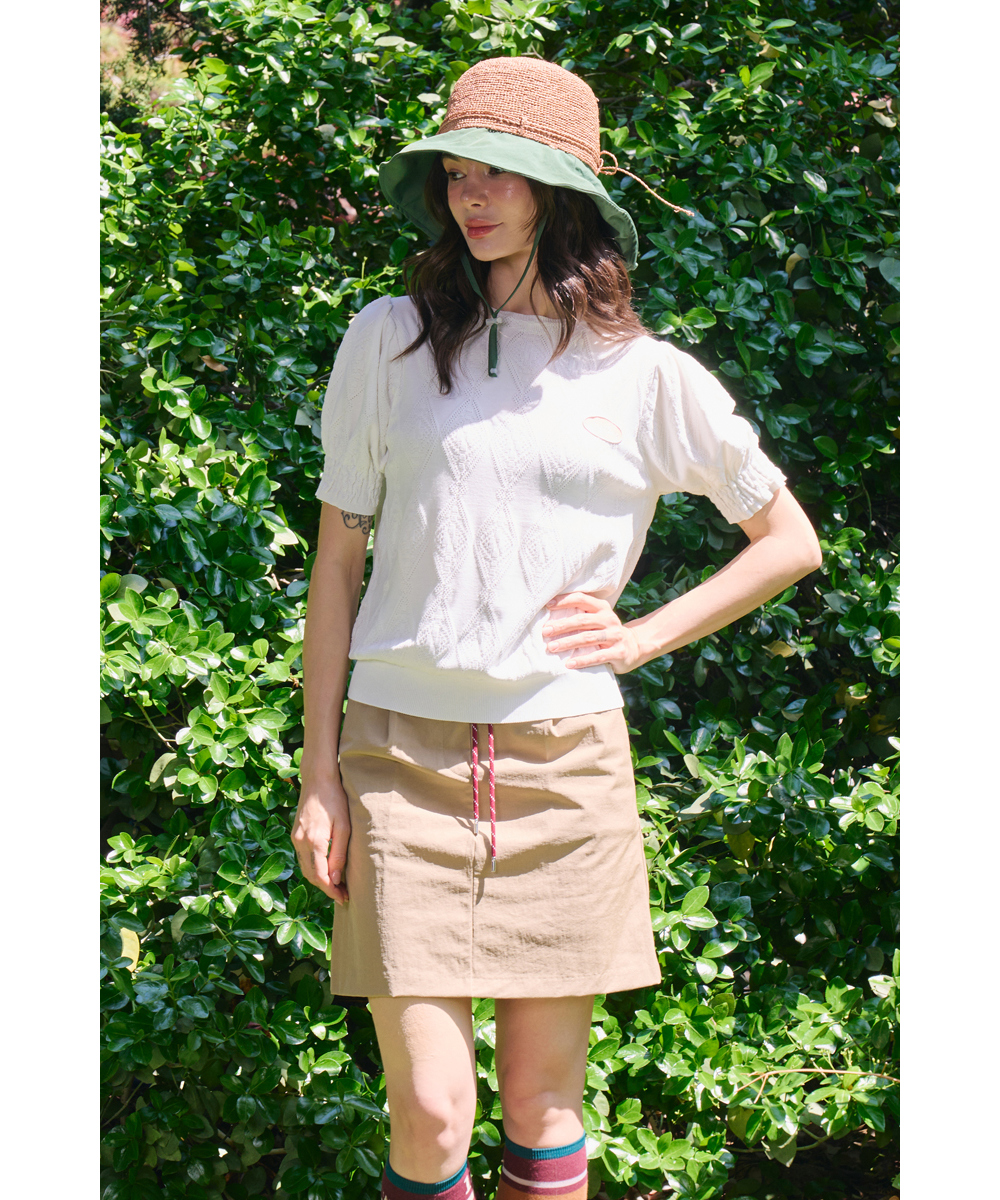 半袖Tシャツモデル着用画像-S1L11