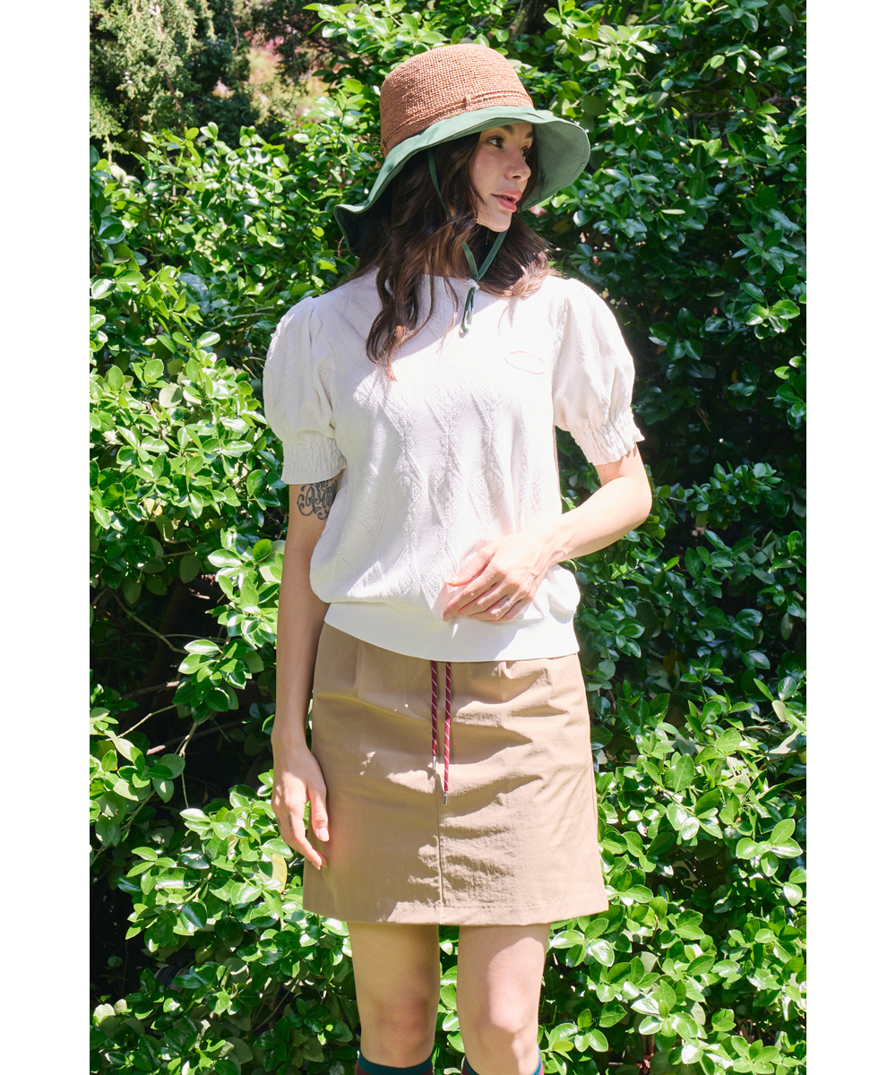 半袖Tシャツモデル着用画像-S1L7