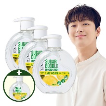 [이찬원세제] 슈가버블 주방세제 친환경 레몬크러쉬 750mLx3개 (+본품 750mL 더)