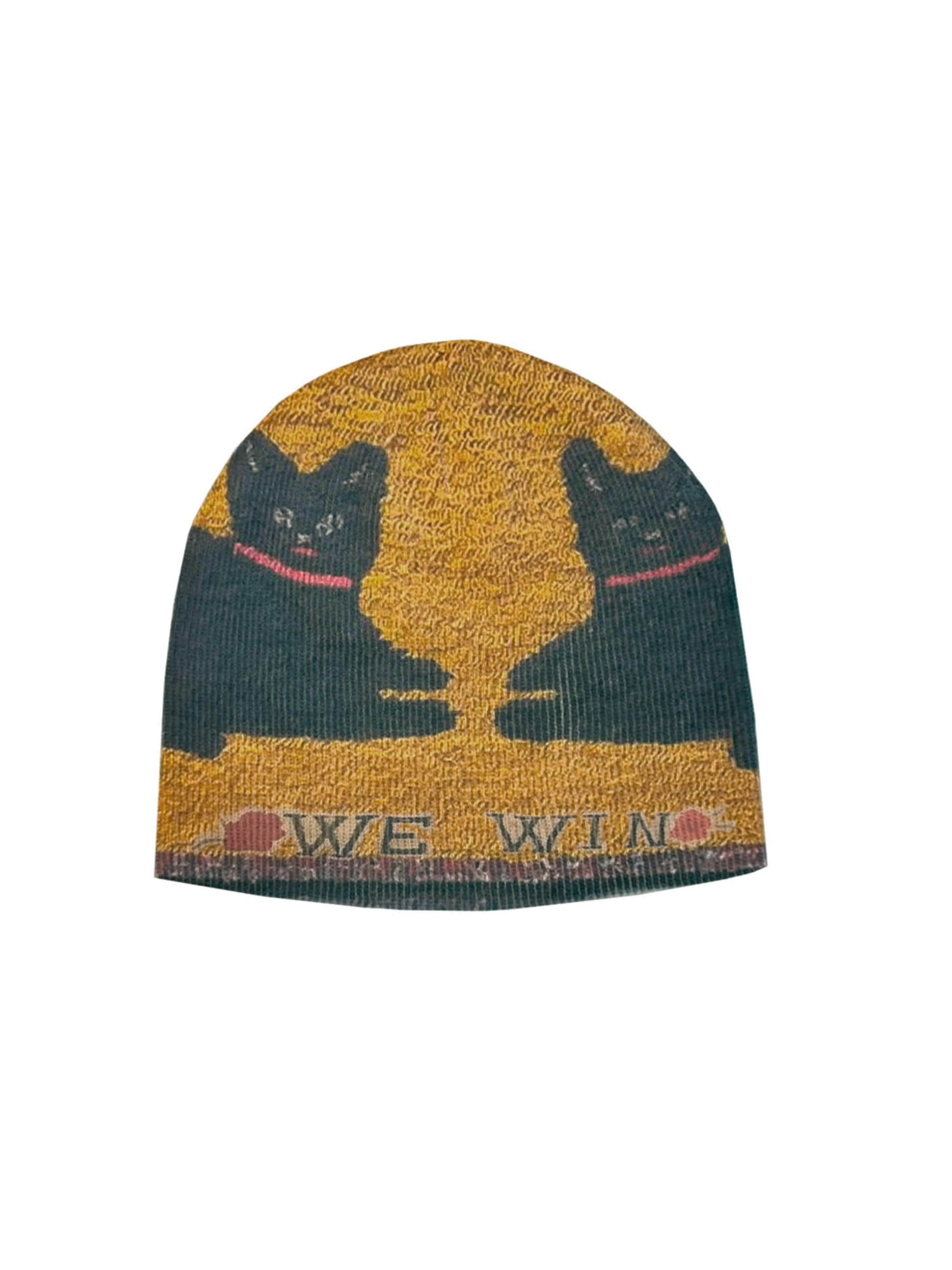 [2차 리오더]Black Cat Always Win Beanie