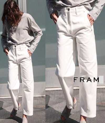 fram* st~summer white denim ;일자핏으로 더욱 슬림해보이고 편안하게~~!! ;피팅추가