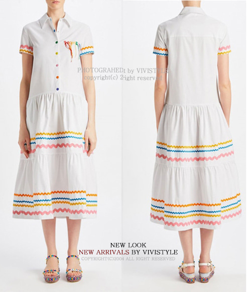 MIRA MIKAT* wave ribbon dress;￡670  보는사람마저 기분 좋아지는 루즈핏 원피스!!(비비스타일 한정 40% 할인이벤트/현금가/반품교환불가/ 정가178000)