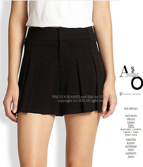 alice＋olivi*(or) Pleated Shorts ;;한정수량/ 하프프라이스로 만나보실수 있는 기회!! (특가세일 40% 할인이벤트//반품교환불가/정가145000)